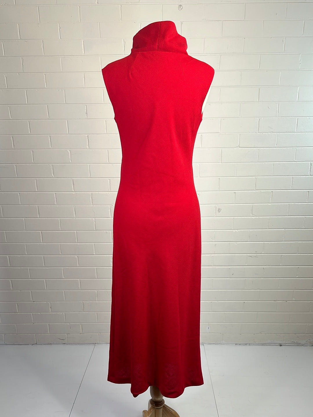 Carla Zampatti | dress | size 10 | maxi length | 100% wool | made in Australia 🇦🇺