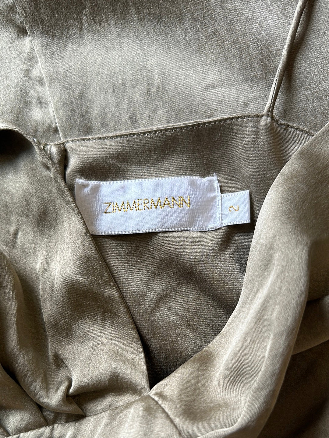 Zimmermann | dress | size 10 | maxi length | 100% silk