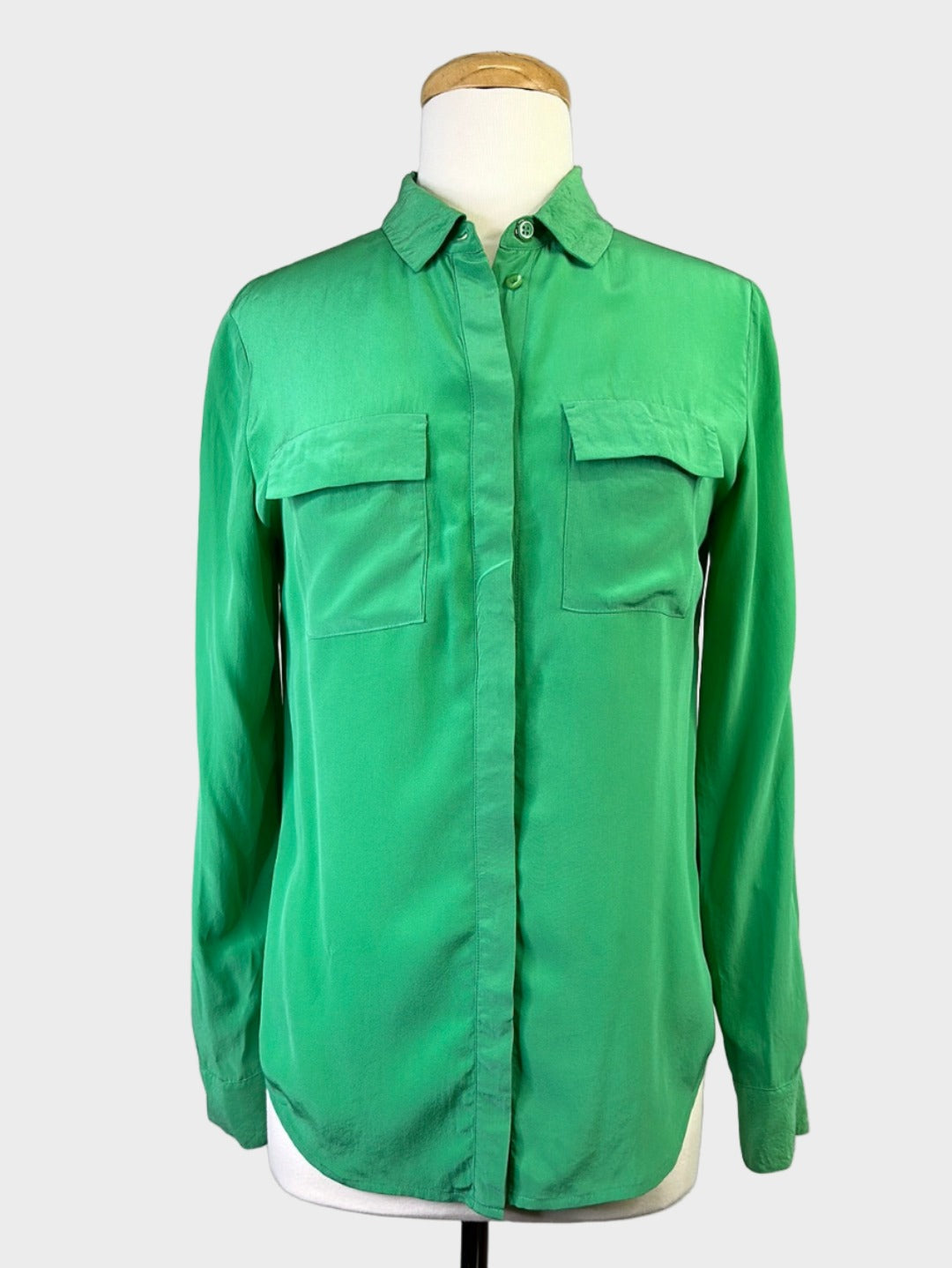 MARCS | shirt | size 10 | long sleeve | 100% silk