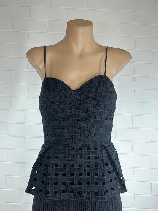 Alannah Hill | top | size 6 | sleeveless | 100% cotton