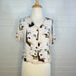 Odette | Italy | shirt | size 10 | short sleeve | made in Italy