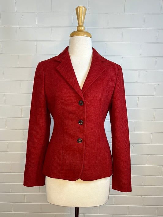 Max Mara | Italy | jacket | size 8 | single breasted | 100% wool