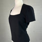 Carla Zampatti | vintage 90's | top | size 12 | cap sleeve | 100% wool | made in Australia