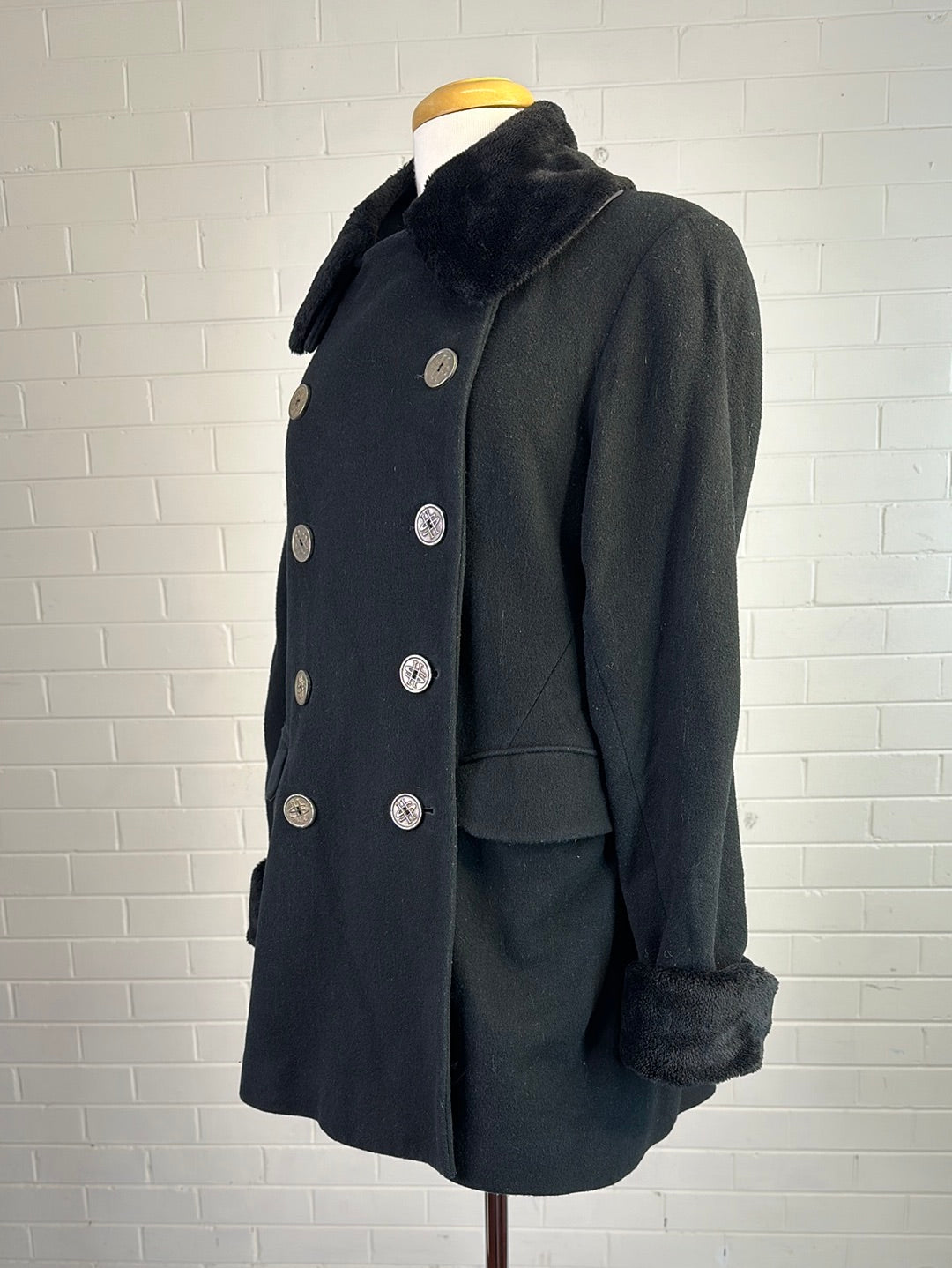 Howard Showers | vintage 90's | coat | size 10 | double breasted