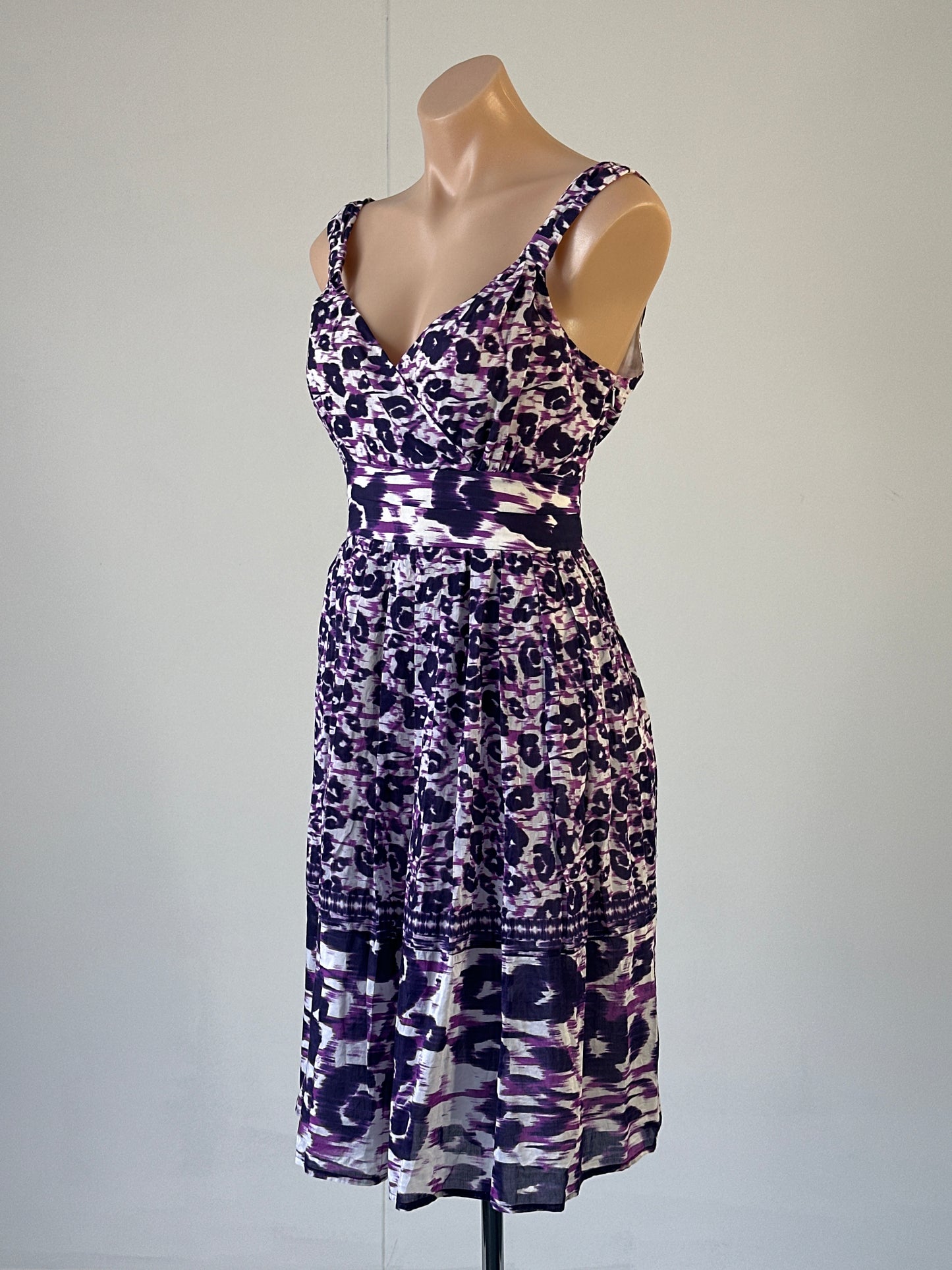 David Lawrence | dress | size 12 | knee length | cotton silk blend