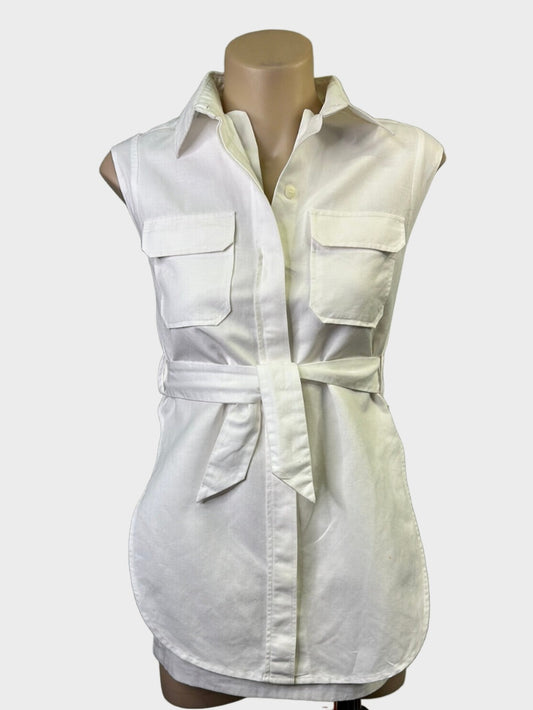 Chloé | Paris | shirt | size 8 | cap sleeve | made in France