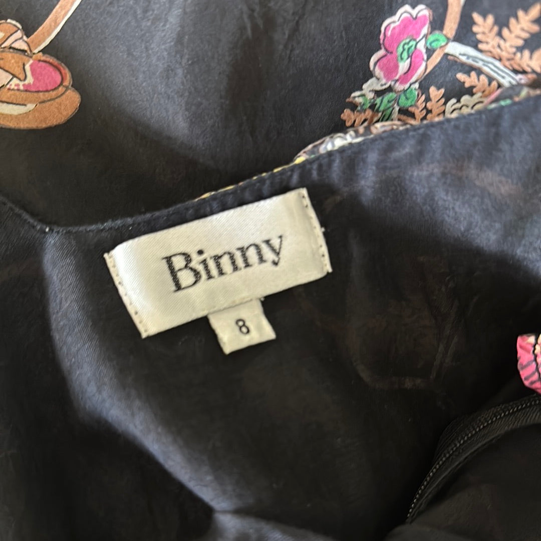 Binny | dress | size 8 | maxi length | 100% silk