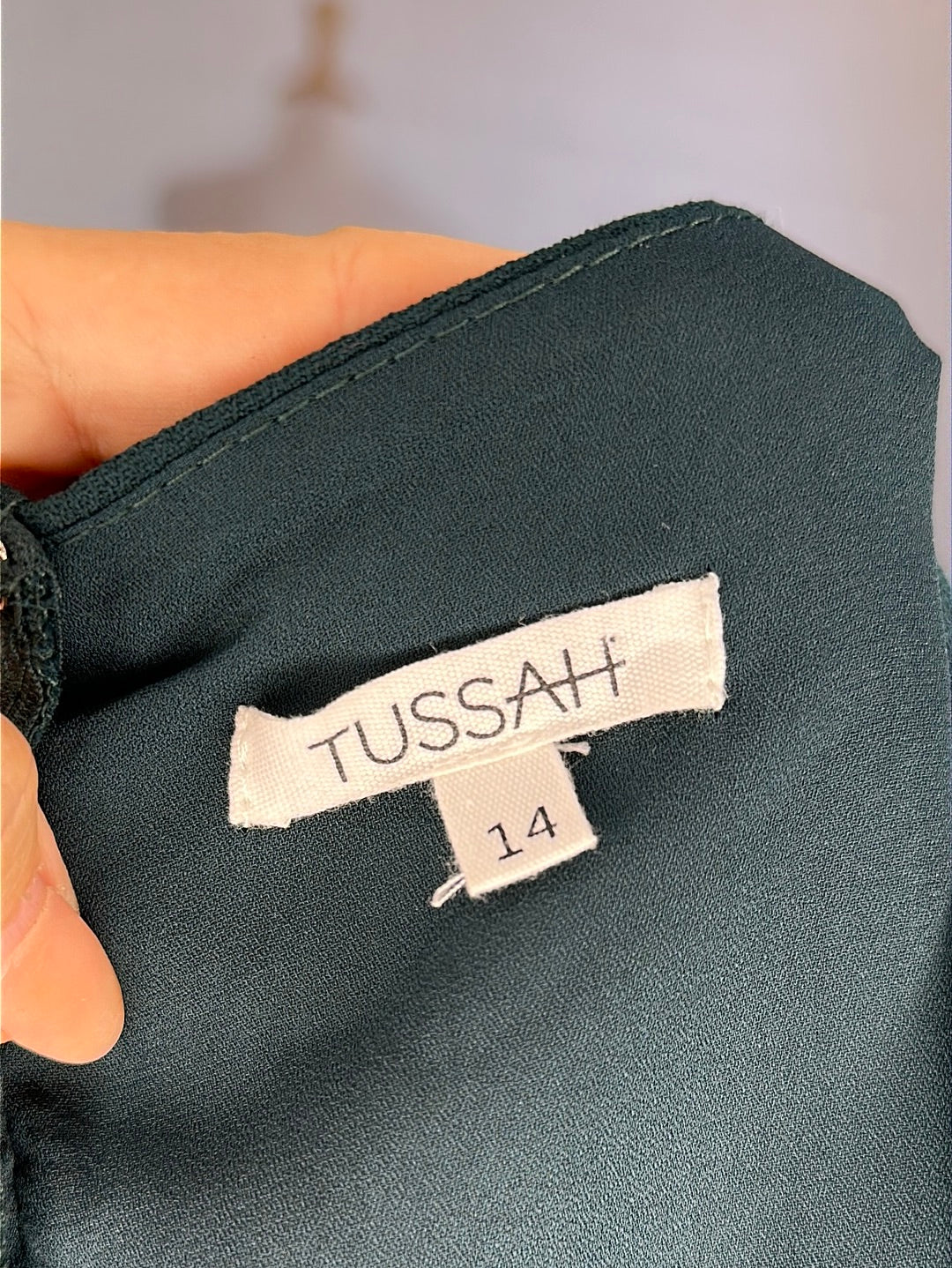 Tussah | dress | size 14 | knee length