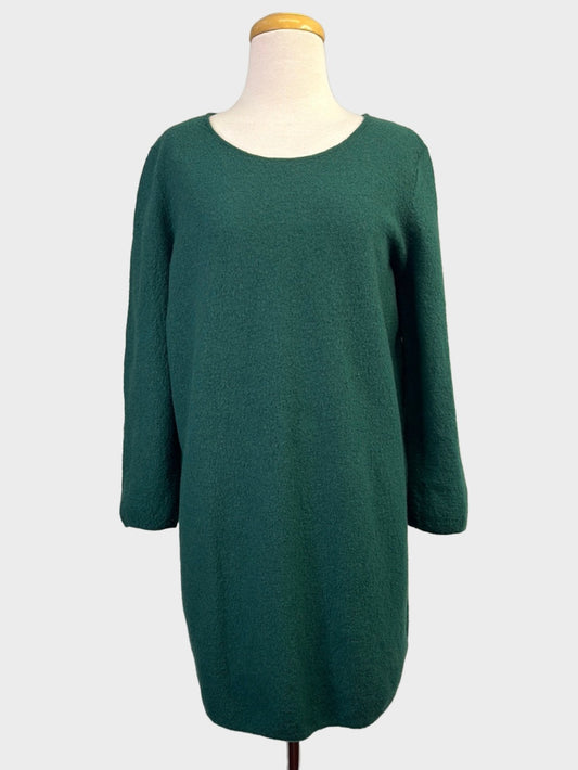 COS | dress | size 14 | knee length | 100% wool