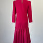 Ninette | vintage 80's | dress | size 12 | midi length