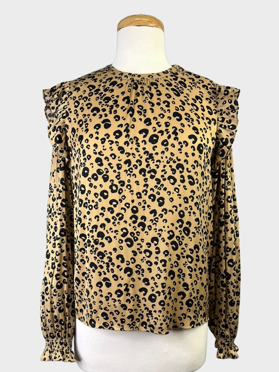 Scotch & Soda - Maison Scotch | Amsterdam | top | size 8 | long sleeve | 100% cupro