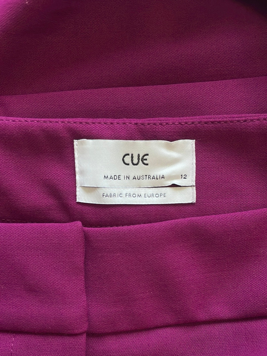 Cue | pants | size 12 | tapered leg | made in Australia