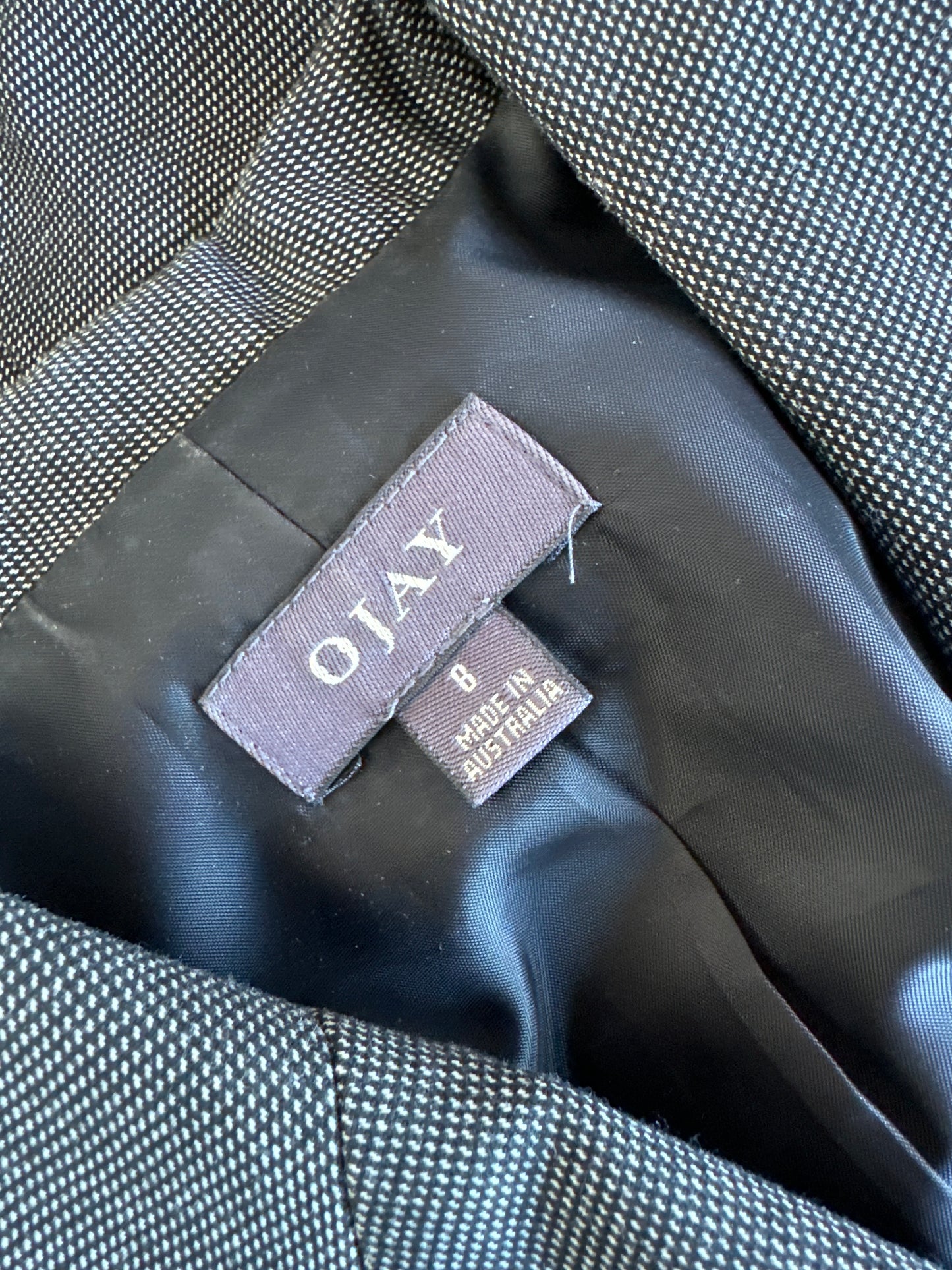 OJAY | jacket | size 8 | single breasted | made in Australia 🇦🇺