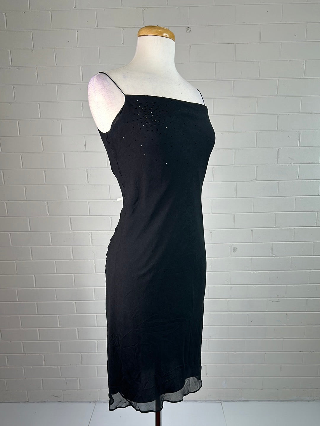 George | vintage 90's | dress | size 8 | midi length | 100% silk | made in Australia 🇦🇺