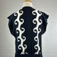 Diane von Furstenberg | New York | top | size 8 | drop shoulder sleeve | 100% silk