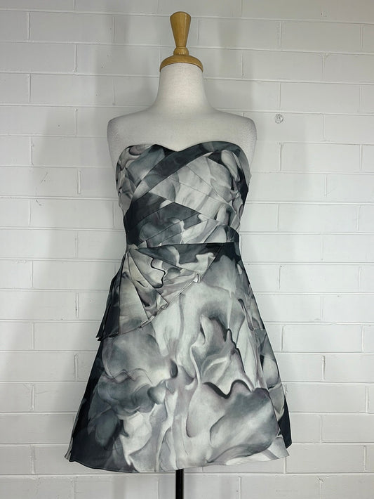 Karen Millen | UK | dress | size 12 | mini length | 100% silk | new with tags