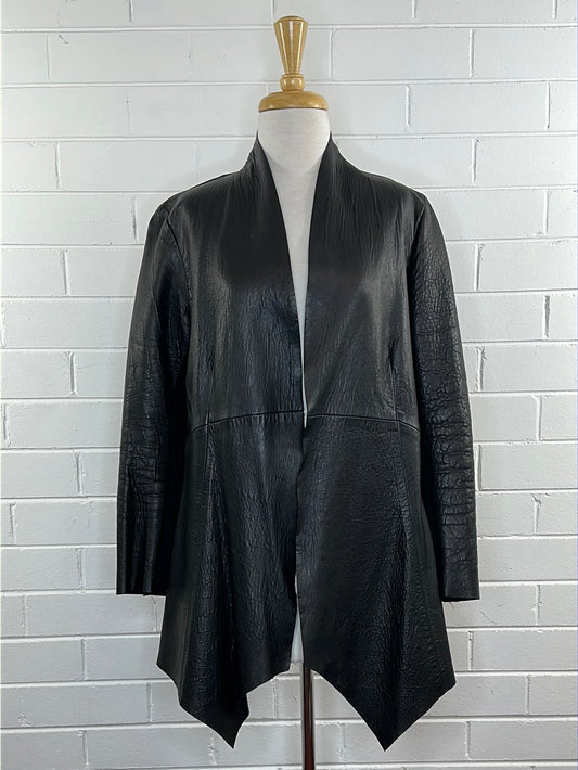 Raw | jacket | size 12 | open front | 100% Leather