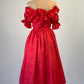 Sweet Angels | vintage 80's | dress | size 8 | midi length