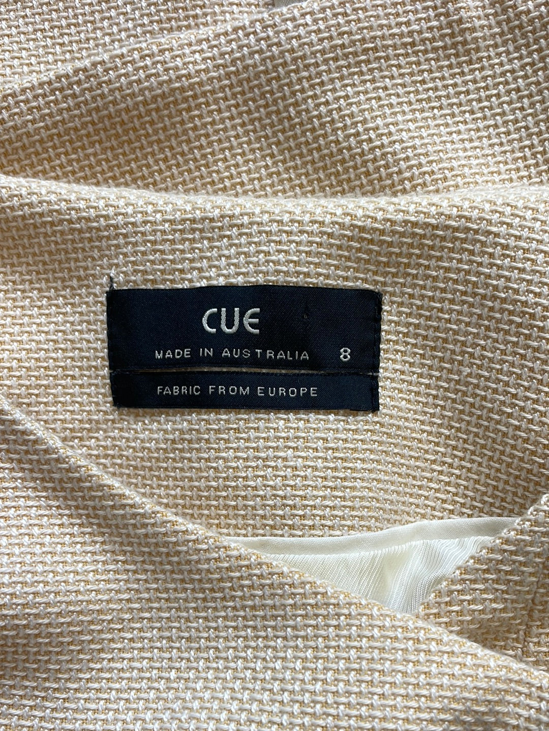 Cue | jacket | size 8 | zip front | made in Australia 🇦🇺