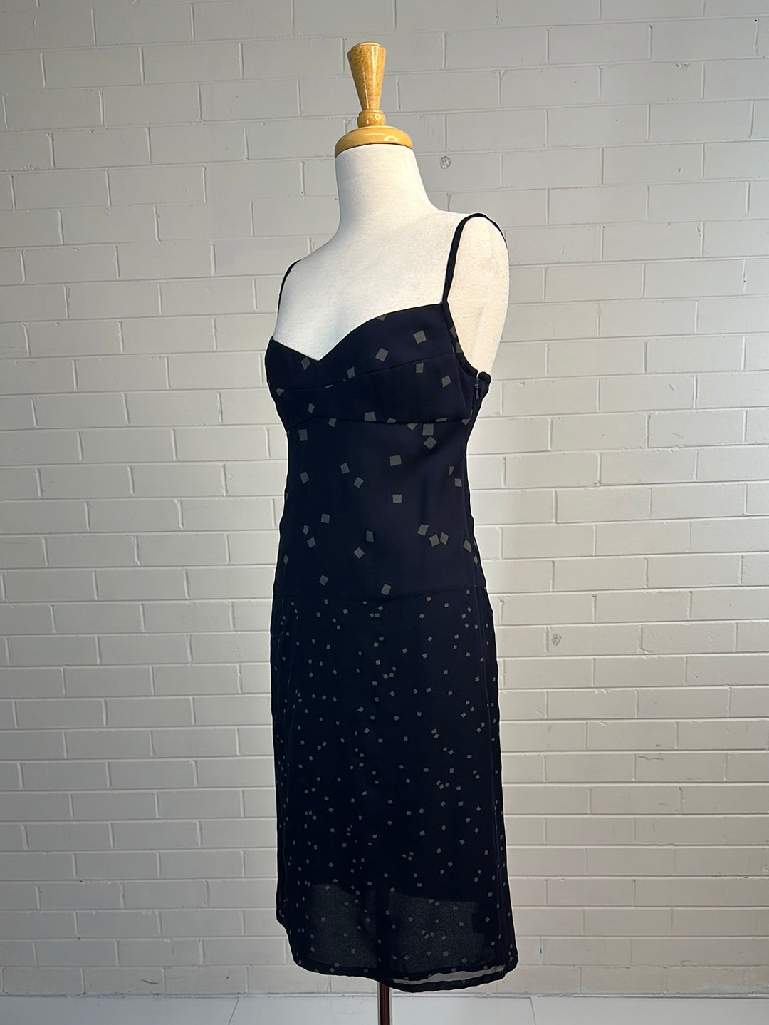 Calvin Klein | US | dress | size 10 | knee length | 100% silk