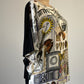 Marina Rinaldi | Italy | top | size 18 | elbow sleeve | 100% silk | new with tags