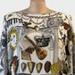 Marina Rinaldi | Italy | top | size 18 | elbow sleeve | 100% silk | new with tags