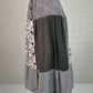 Prue Acton | rare vintage 70's | skirt | size 8 | midi length | 100% cotton