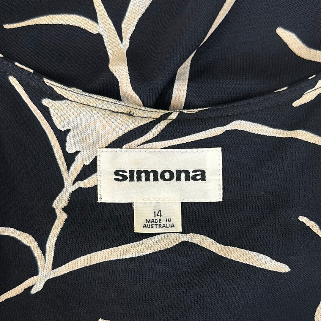 Simona | dress | size 14 | knee length | made in Australia 🇦🇺