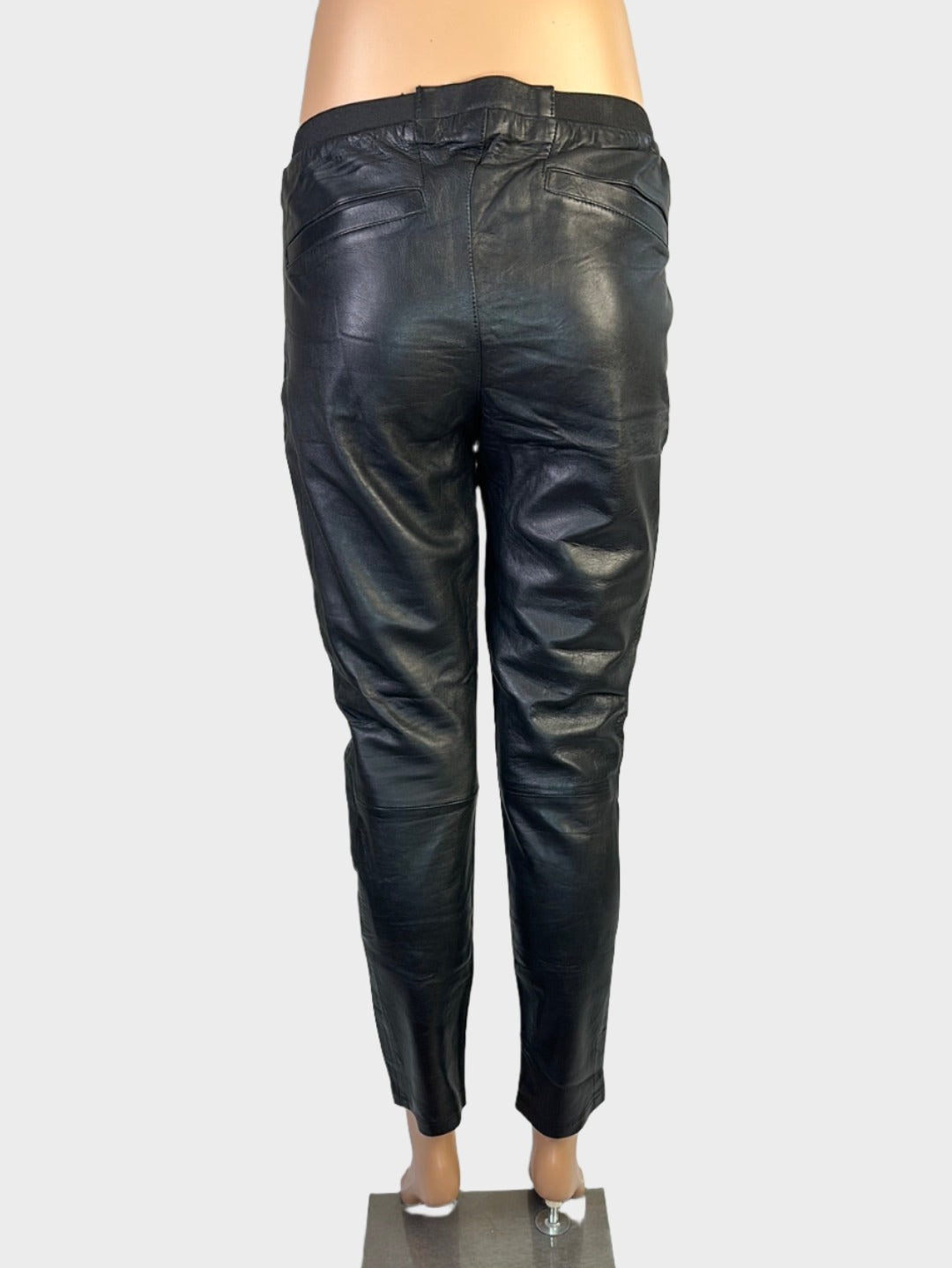 Sambag | pants | size 8 | tapered leg | leather