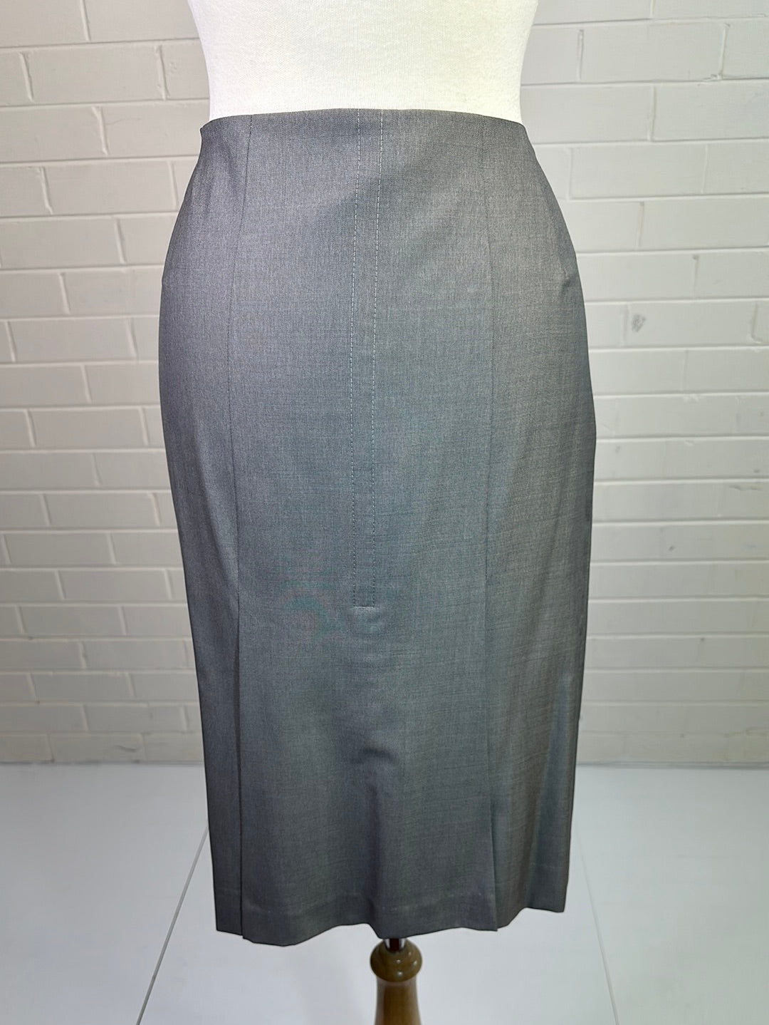 Escada | Munich | skirt | size 14 | knee length | wool silk blend