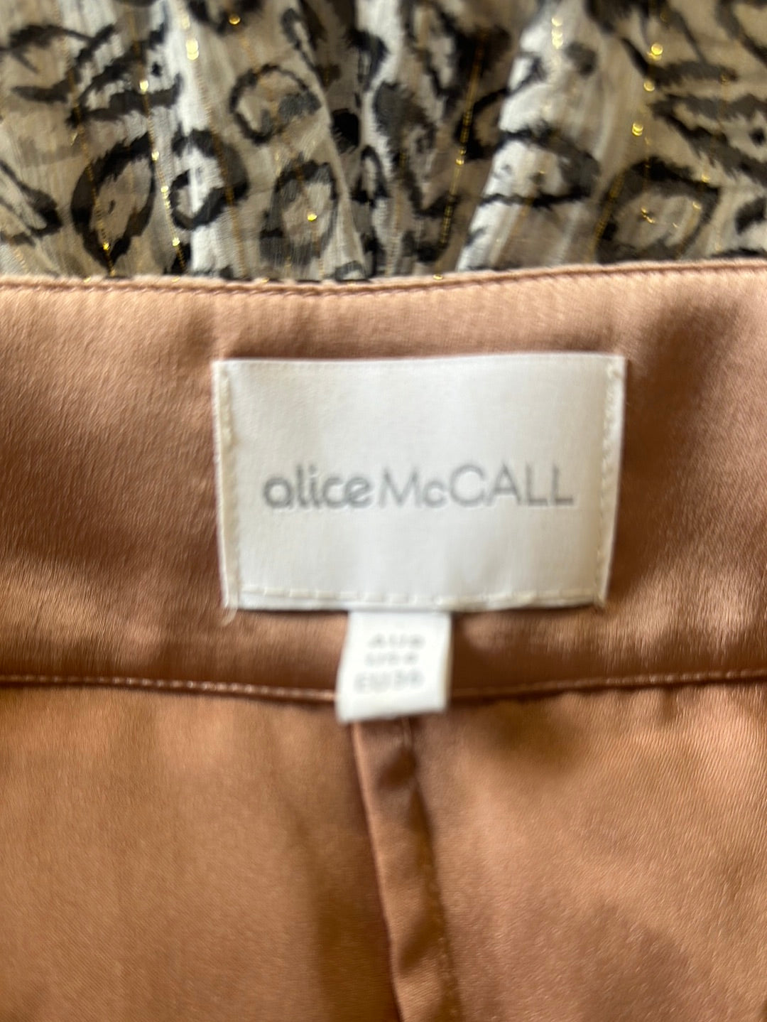 Alice McCall | pants | size 8 | wide leg | 100% silk