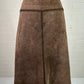 David Lawrence | skirt | size 10 | knee length | leather