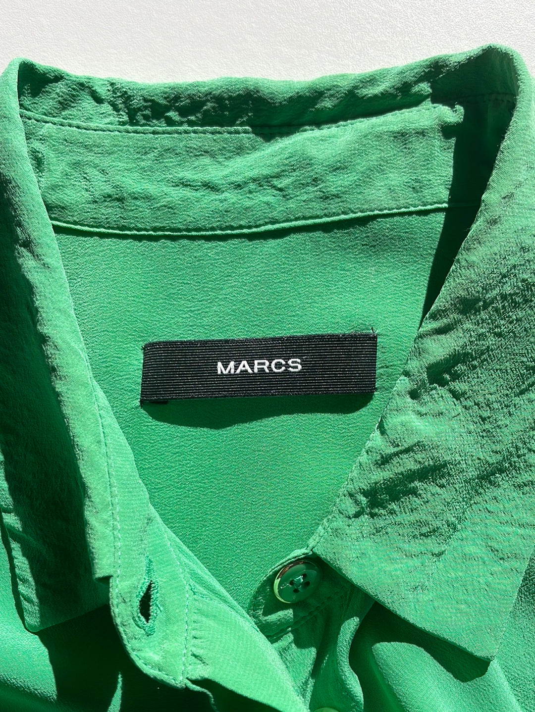 MARCS | shirt | size 10 | long sleeve | 100% silk