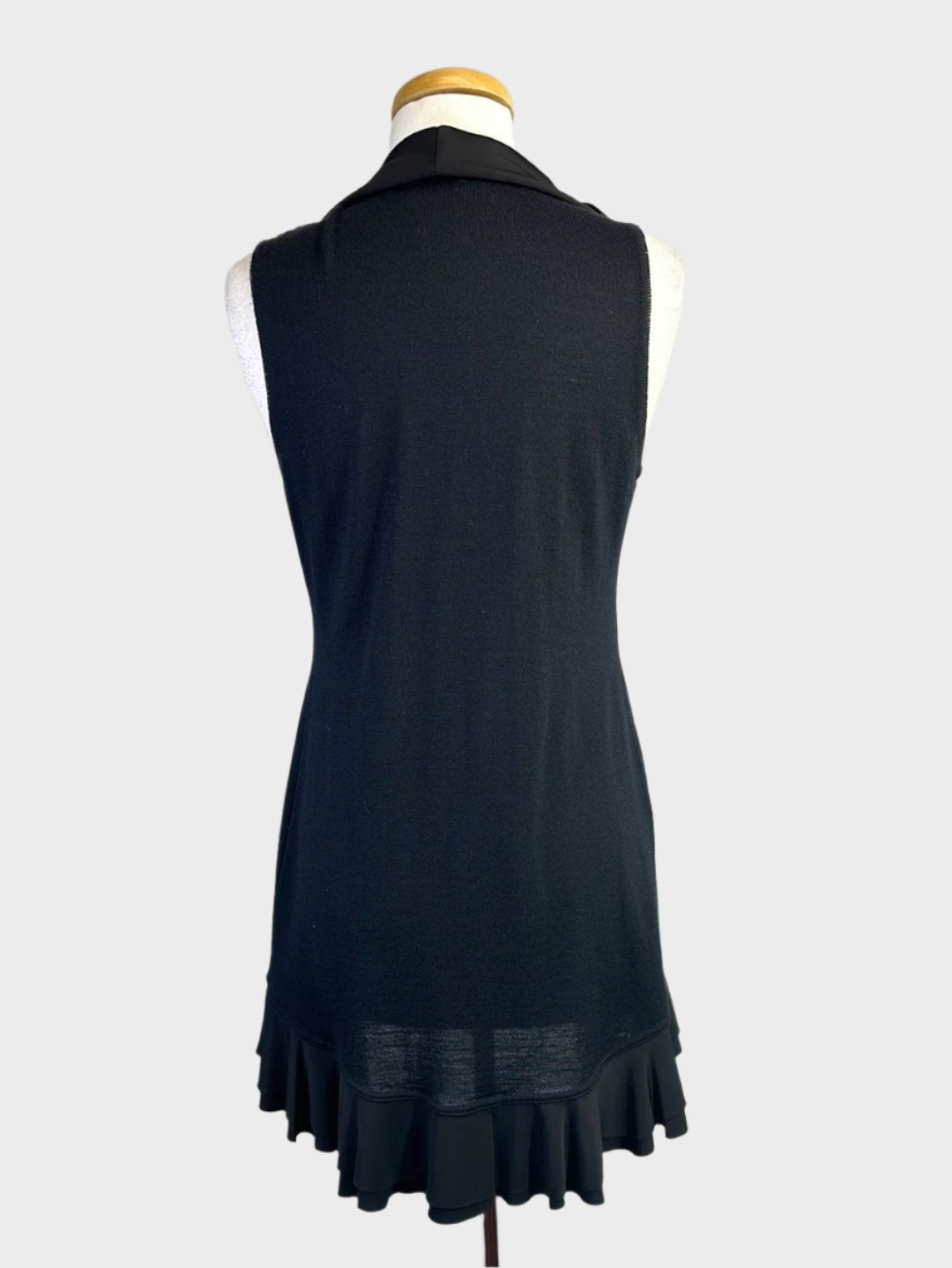 ALIZA | New Zealand | vest | size 12 | open front | 100% wool | made in New Zealand