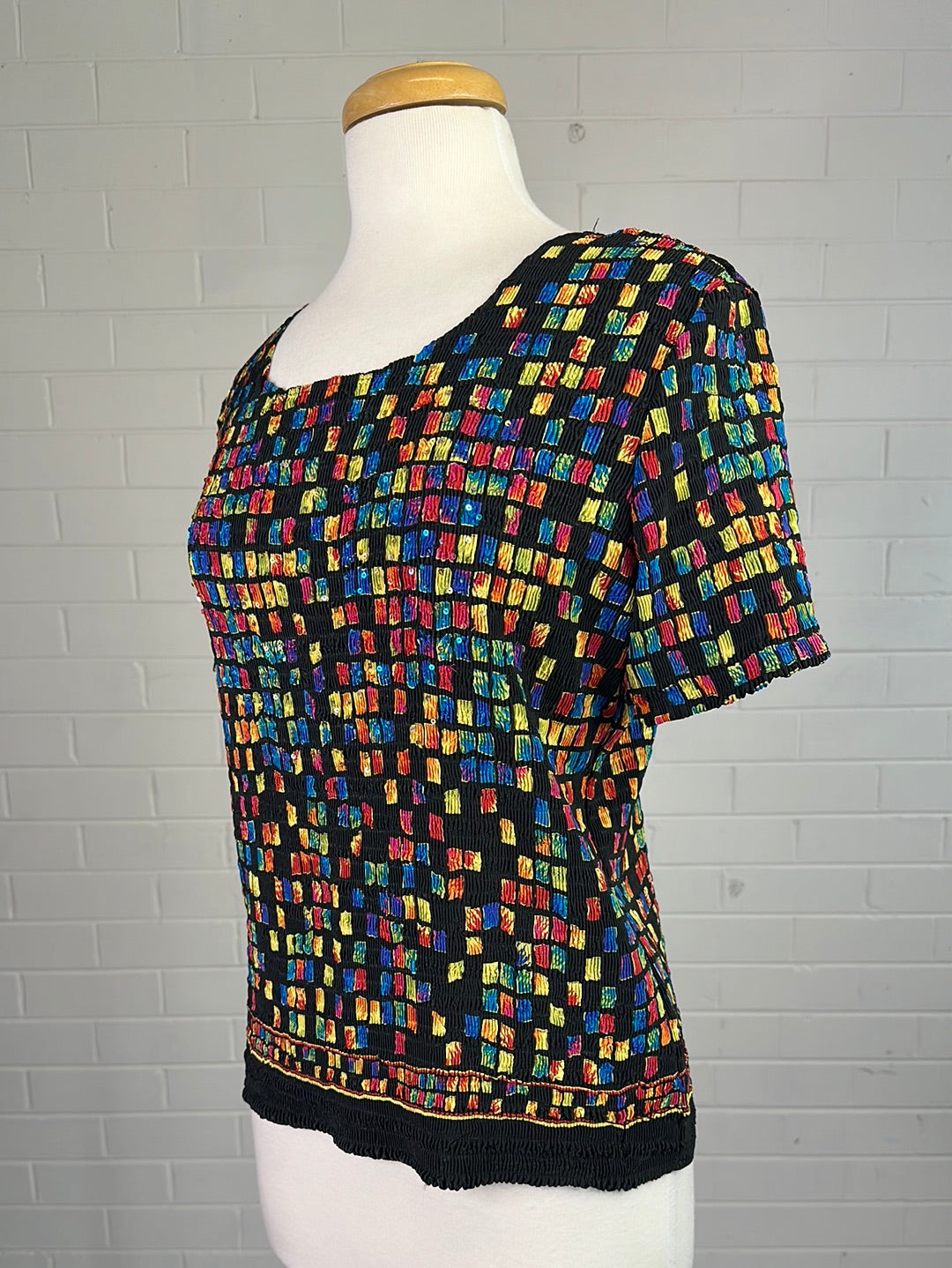 Sandra Steiner | top | size 14 | short sleeve