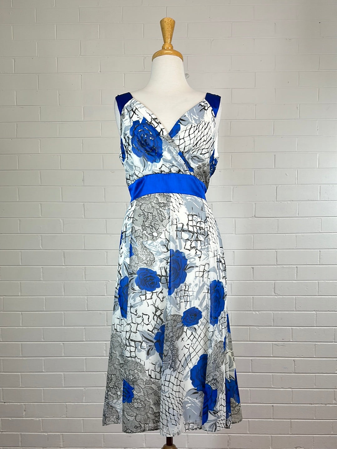 Anthea Crawford | dress | size 12 | midi length | made in Australia