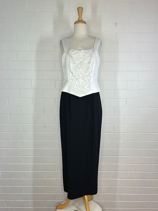 Laura | vintage 90's | gown | size 12 | maxi length