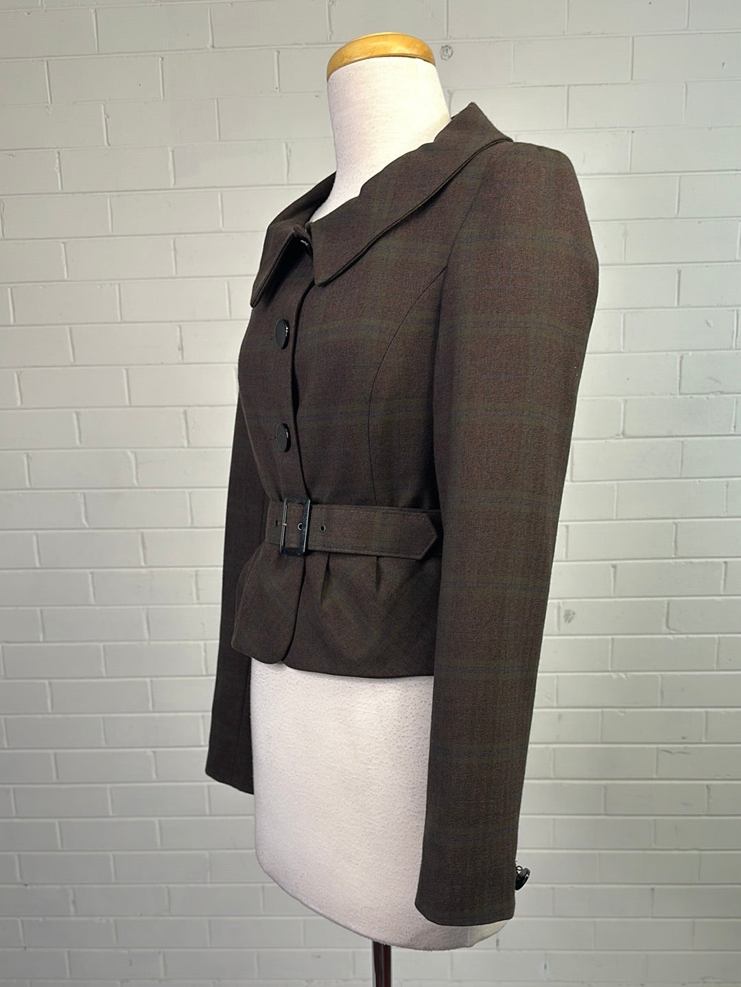 Cue | coat | size 8 | single breasted | made in Australia