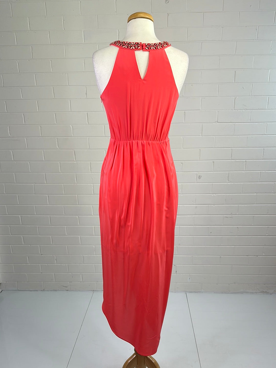 Forever New | dress | size 10 | maxi length | 100% silk