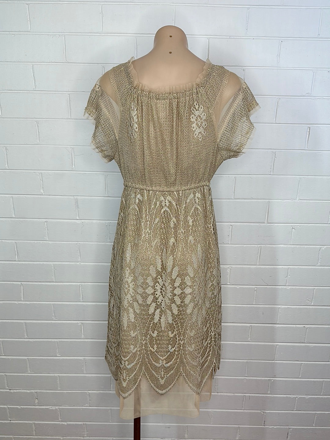 Anna Sui | New York | dress | size 12 | knee length | made in the USA