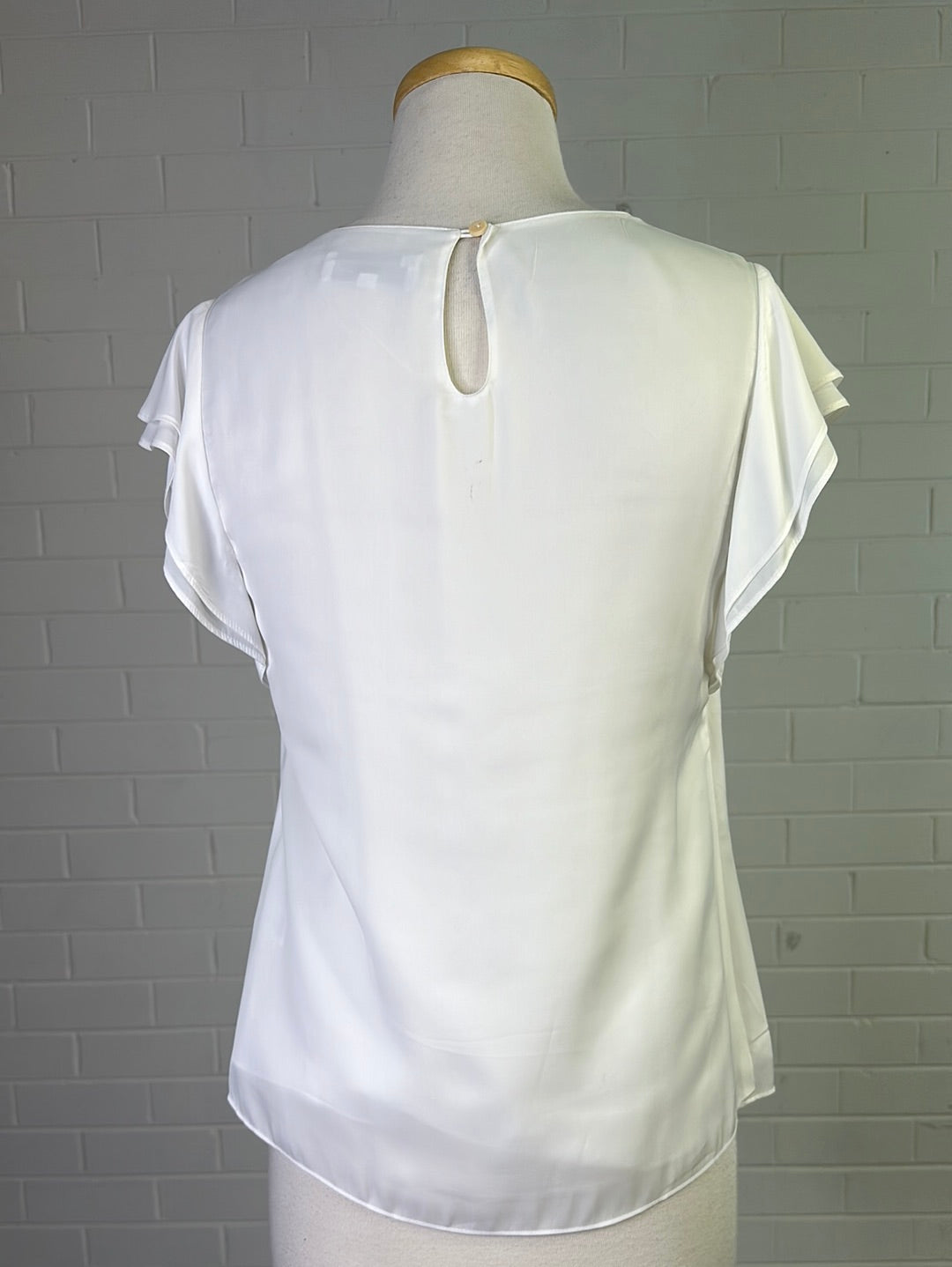 Veronika Maine | top | size 6 | cap sleeve | made in Australia 🇦🇺