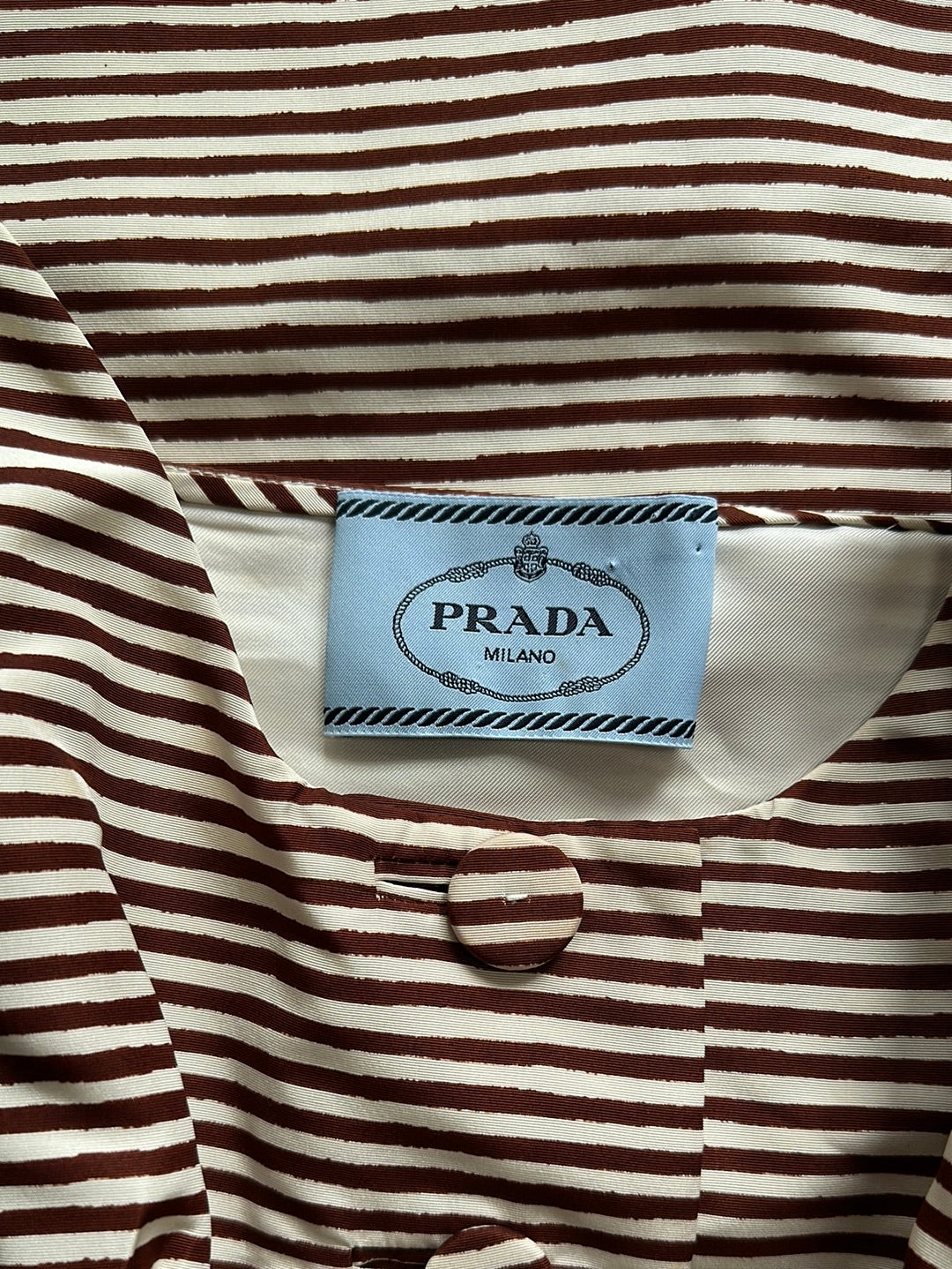 Prada | Milan | dress | size 8 | knee length | 100% silk | made in Italy