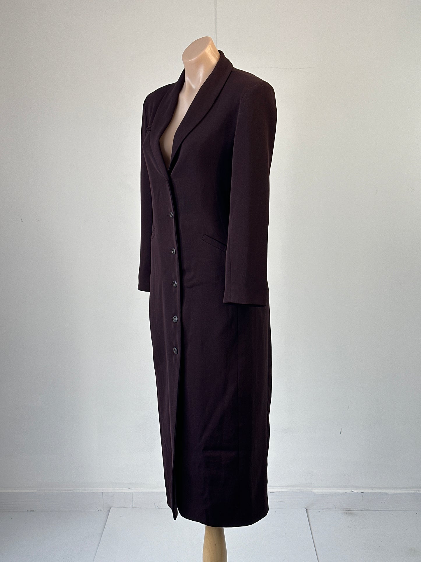 Sara Sturgeon | UK | vintage 90's | coat | size 10 | single breasted | made in France