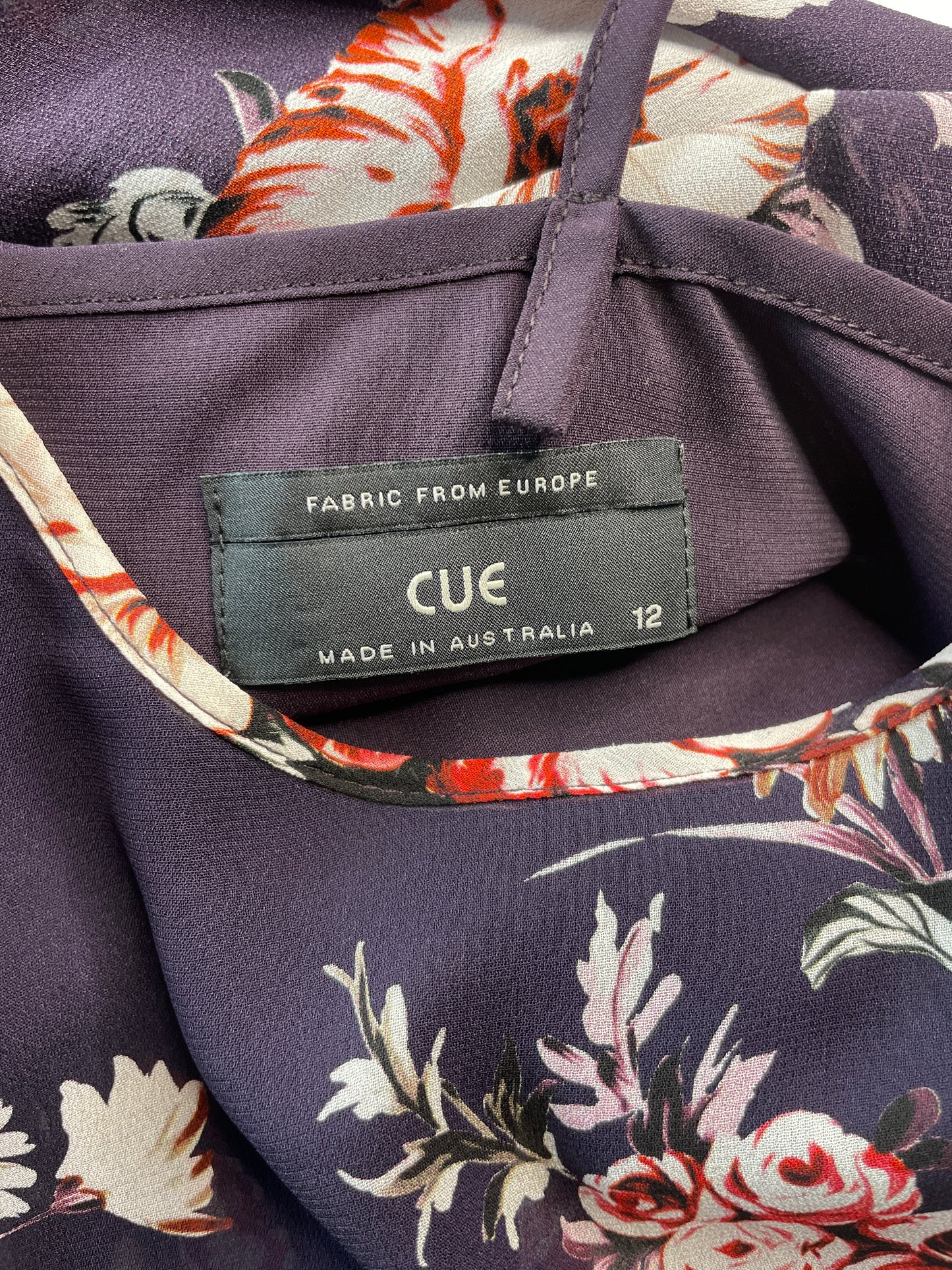 Cue | dress | size 12 | knee length | made in Australia 🇦🇺