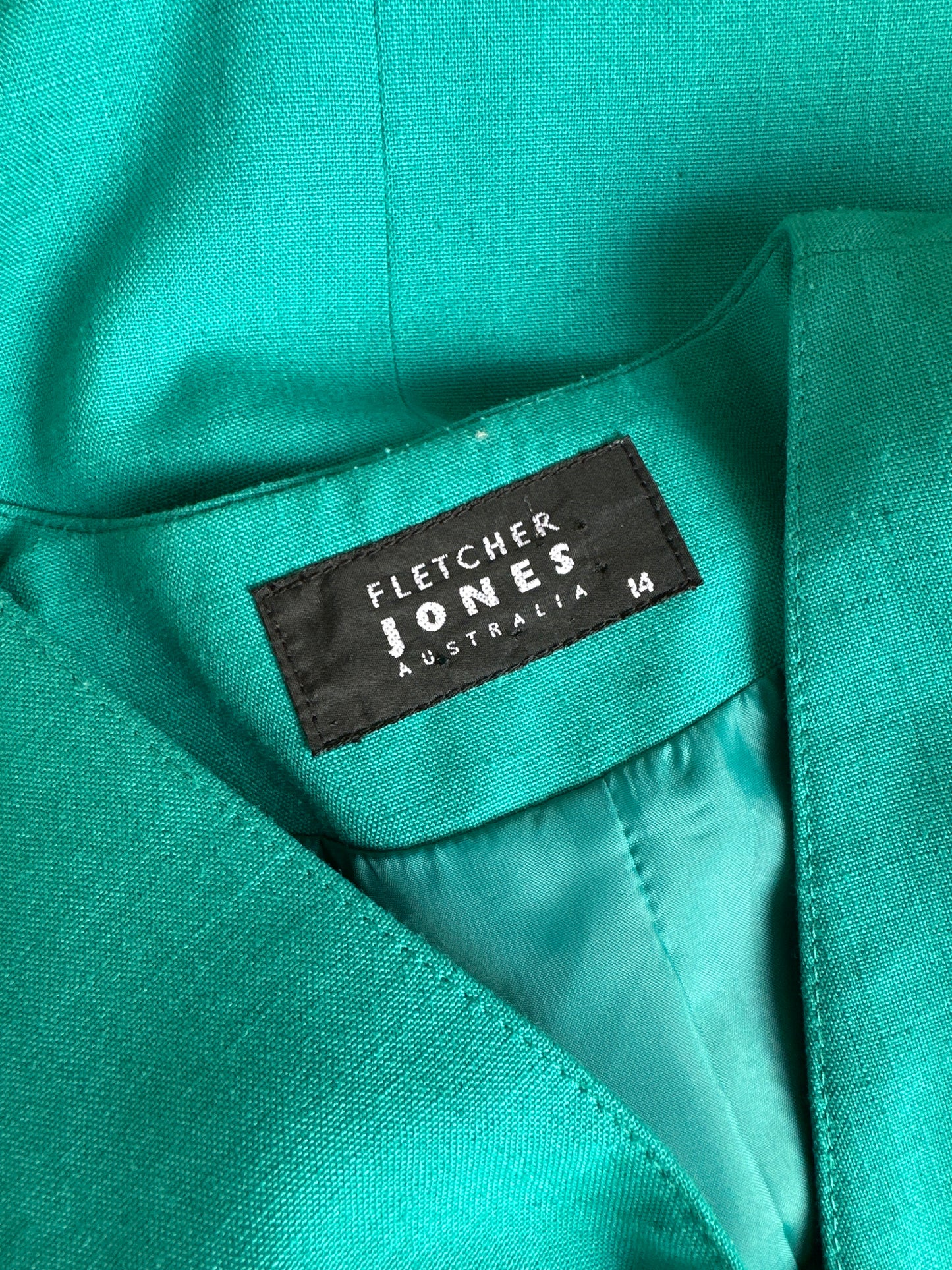 Fletcher Jones | vintage 80's | jacket | size 14 | single breasted