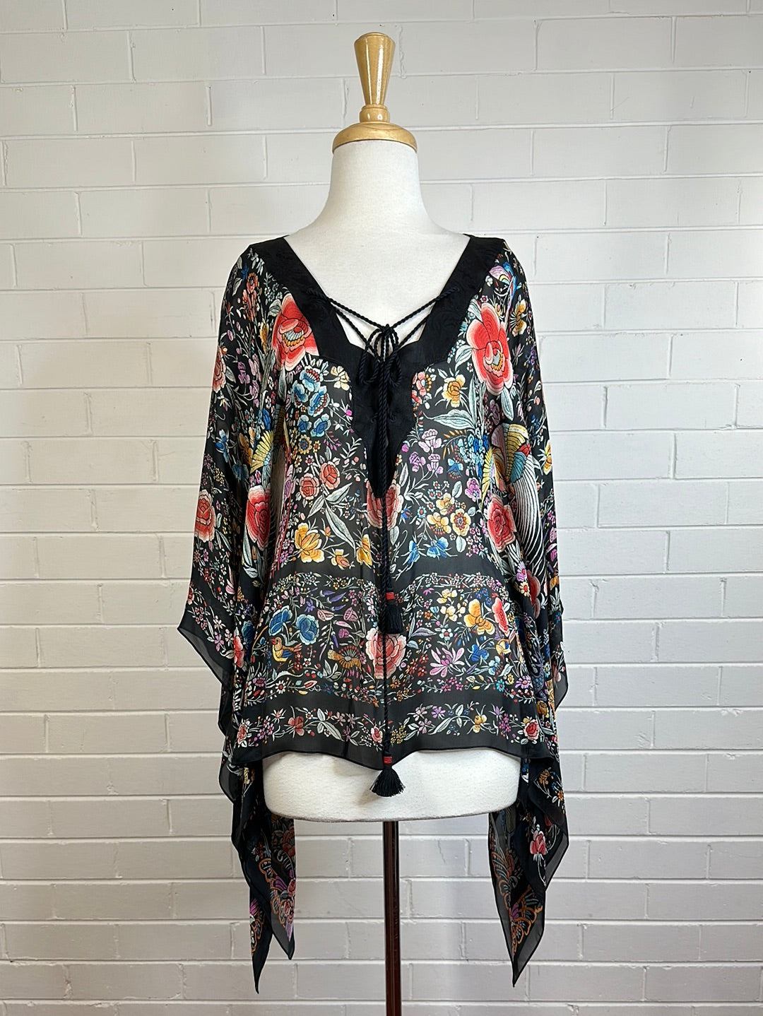 Roberto Cavalli | Italy | top | size 12 | three quarter sleeve | 100% ...