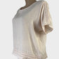 TIRELLI | top | size 16 | short  sleeve | 100% linen