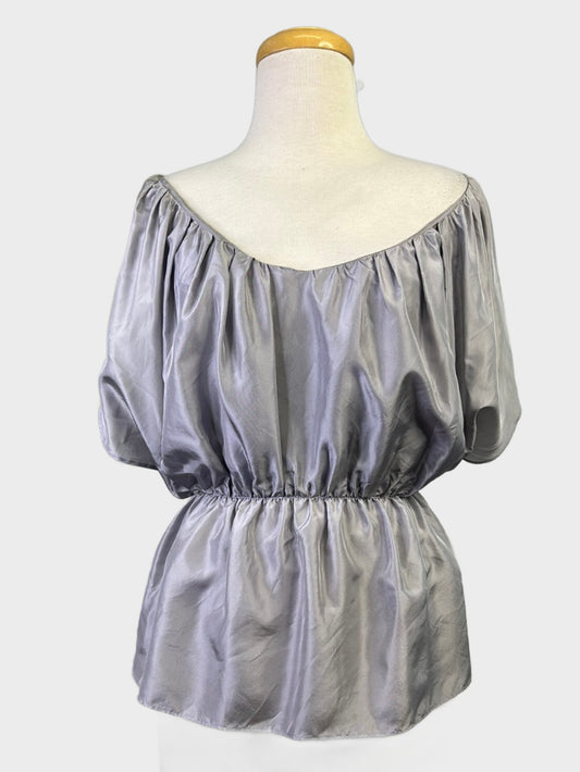 Third Millennium | vintage 90's | top | size 8 | sleeveless | 100% silk