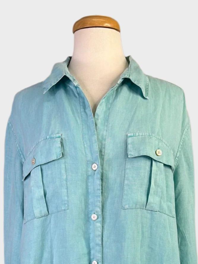 Tommy Bahama | US | shirt | size 14 | long sleeve | 100% linen