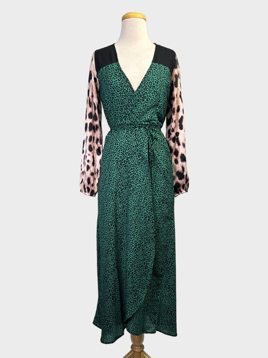 Dancing Leopard | dress | size 8 | maxi length